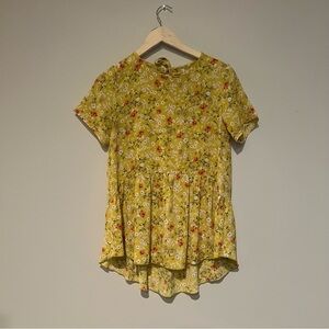 Yellow Flower Blouse